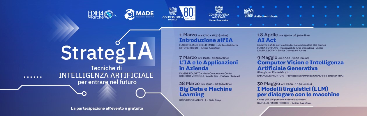 Confindustria. Prende il via il quinto appuntamento del Percorso StrategIA sull'intelligenza artificiale nell'industria 5.0.