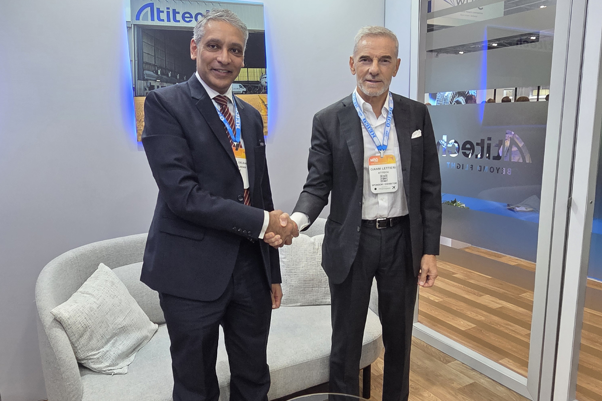 Atitech, accordo con Alnimr Alarabi per un centro di manutenzione d’eccellenza in Medio Oriente