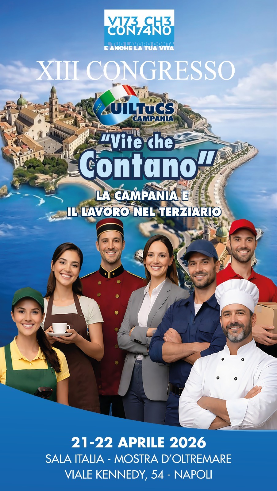 70 miliardi al lavoro e 9.000 vite salvate dai contratti "pirata": il 21 aprile il XIII Congresso UILTuCS Campania